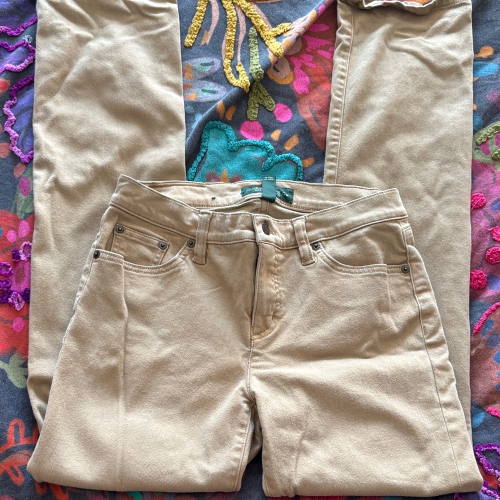 Lauren Ralph Lauren Beige Skinny Jeans